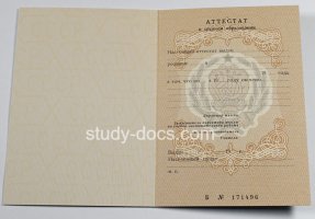 Аттестат за 11 класс до 1994 в Тольятти